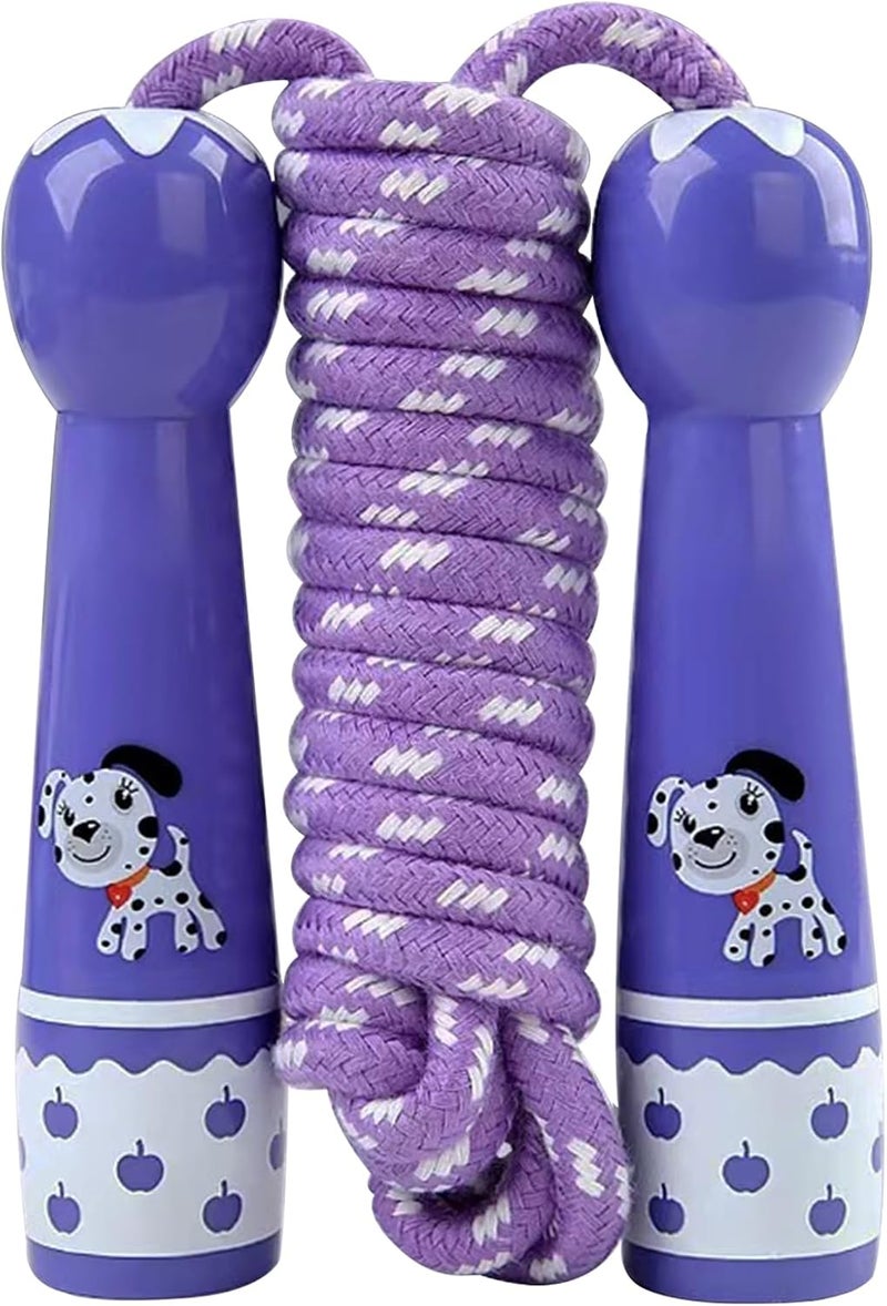TYSISKNO Jump Rope for Kids Girls and Boys, Soft Beaded Jump Ropes, Adjustable Skipping Rope, Tangle-Free Segmented Rope for Kid and Women Men Adults Exercise, Keeping Fit, Training - 9.2Ft - Image 1